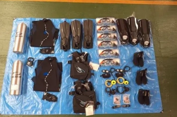 ENTREGA DE EQUIPAMENTOS DE MERGULHO